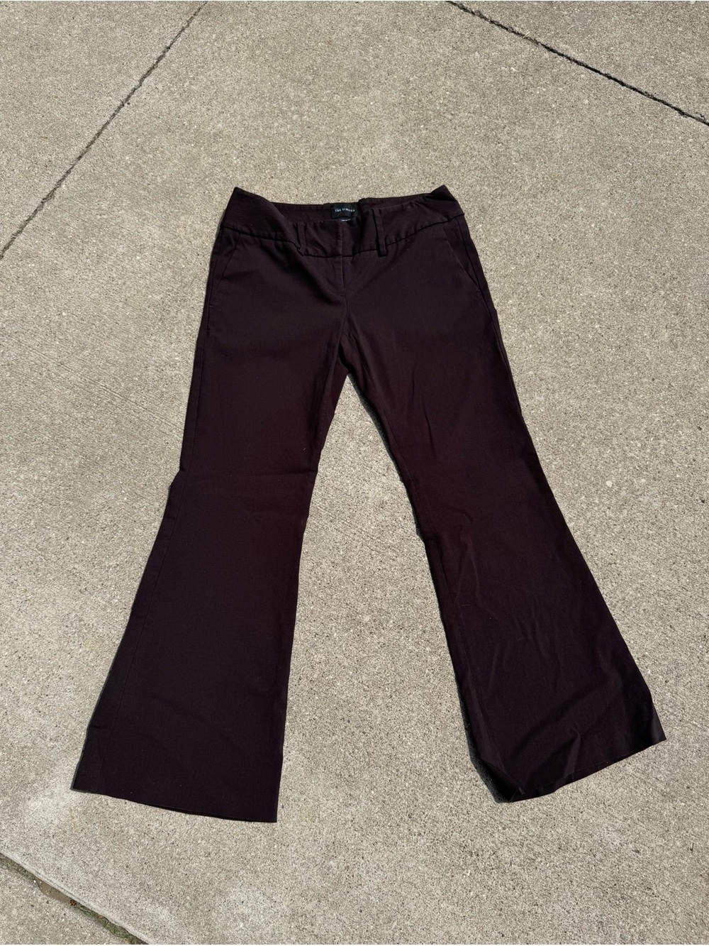 The Limited Dark Brown Flare Pants